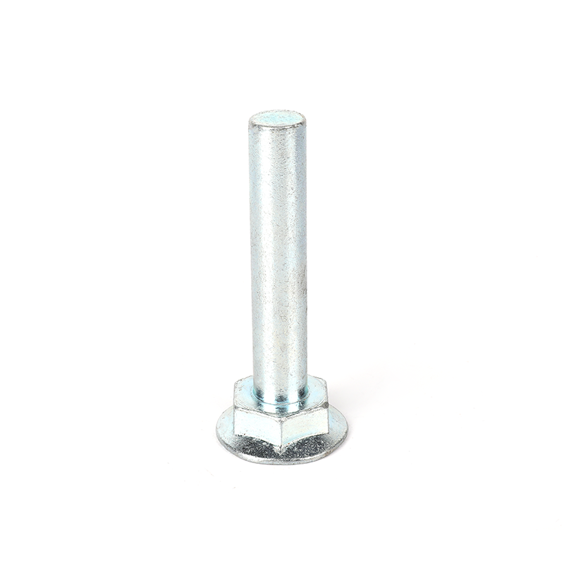 Zinc plated flat head hexagon leeg bolts